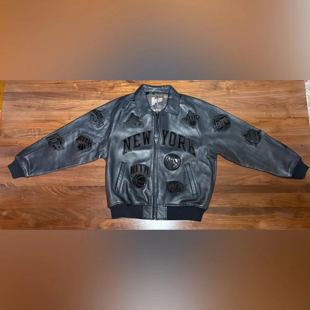 Kith & AVIREX for the New York Knicks Madison Square Garden Icon Jacket Sz Large - Picture 8 of 16